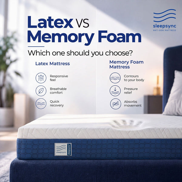 Latex vs Memory Foam Mattress
