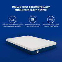 SleepSync TRIZEN Memory Mattress — Personalized Comfort & Targeted Zoned Support - sleepsync