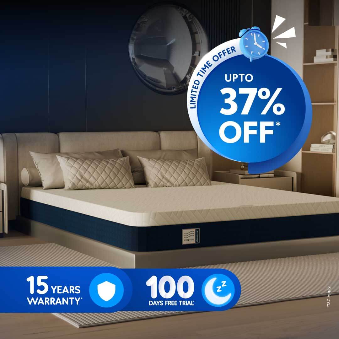 SleepSync 7 Mattress | Firm Foam Mattress with Ergonomic Support