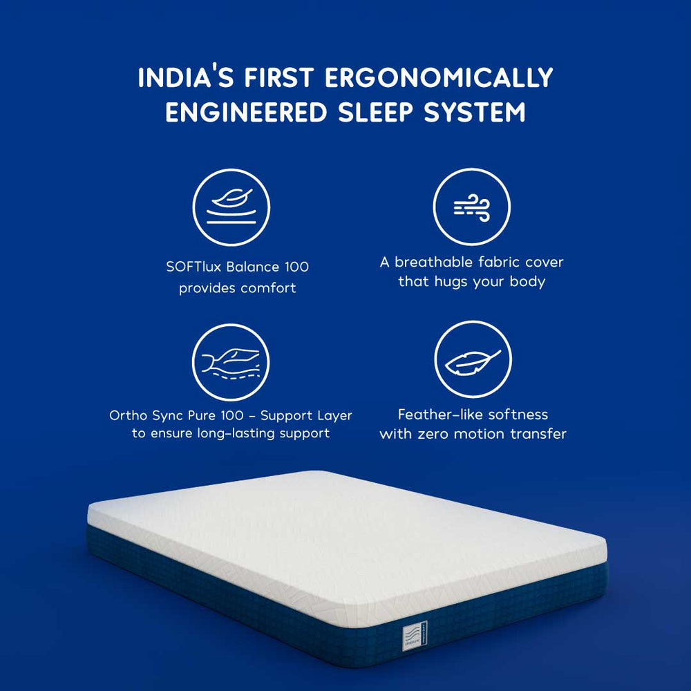 SleepSync Soft Mattress — 4-Layer Comfort Design for Side Sleepers - sleepsync